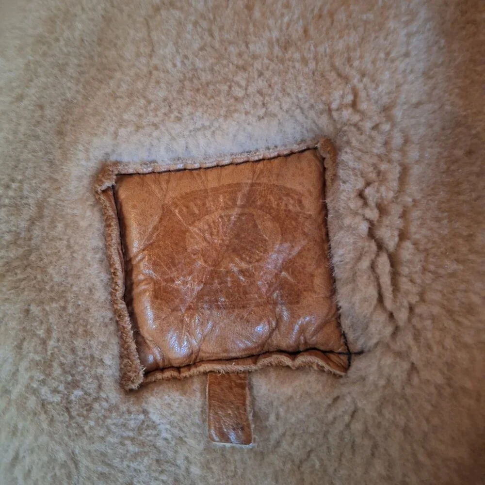 Vintage, Overland Sheepskin Bomber Jacket - Picture 9 of 11